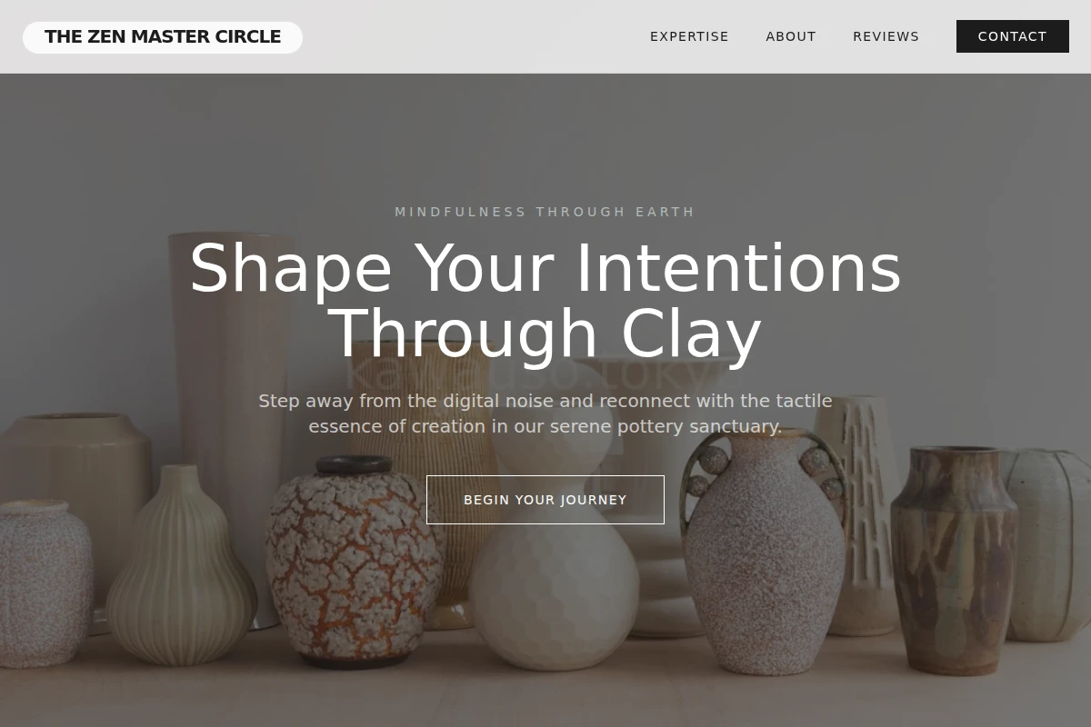 Minimal Pottery Ceramic Studio